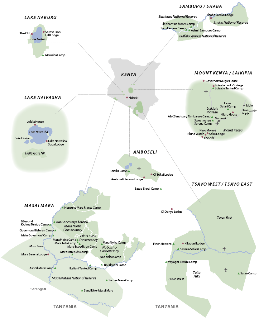 kenya-lage-der-camps-und-lodges