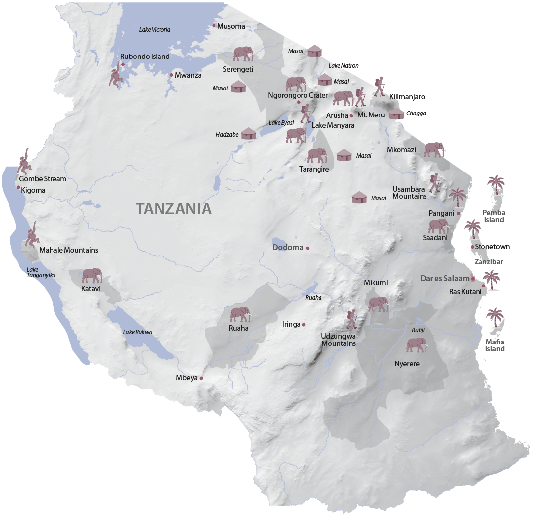 tanzania-regionen