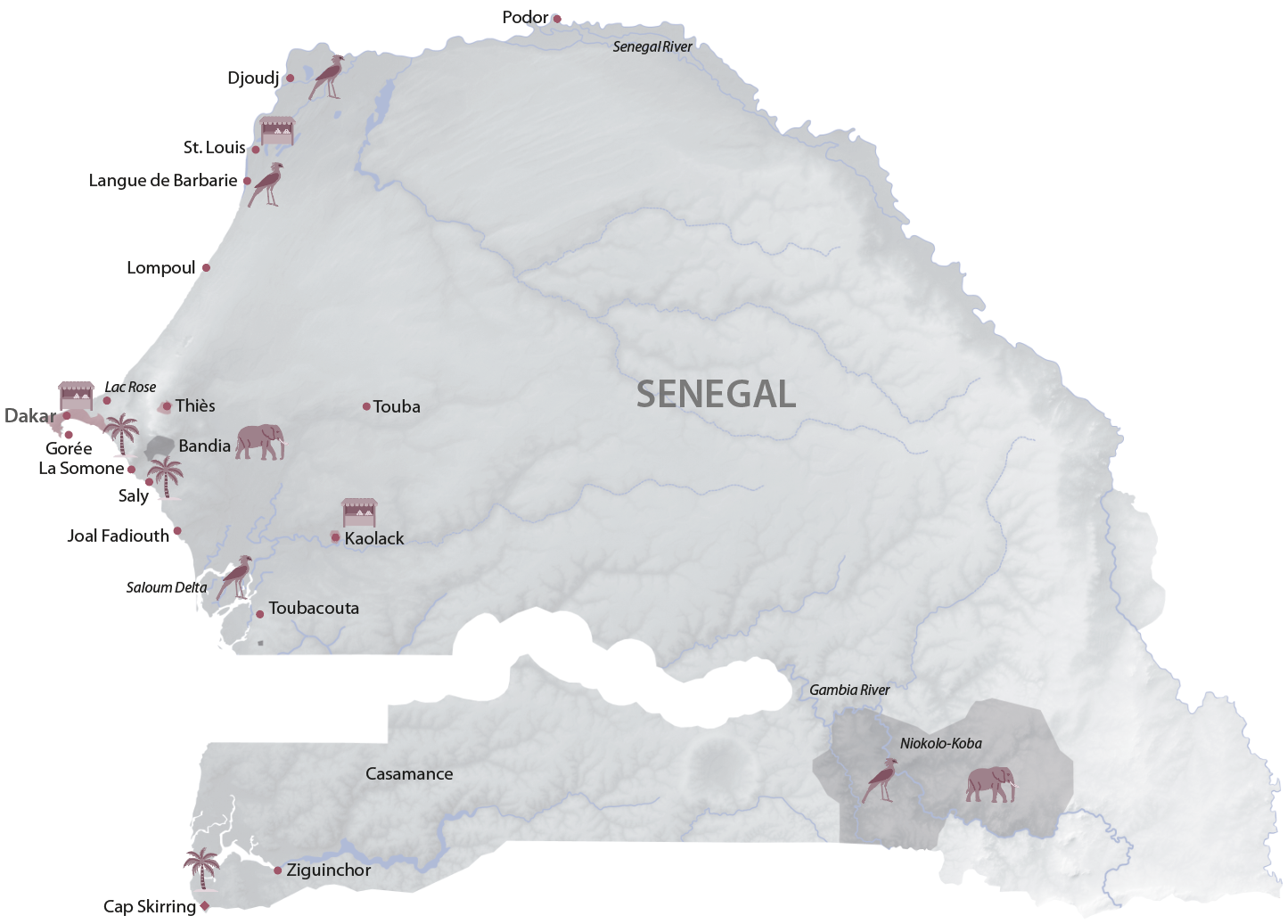 senegal-regionen