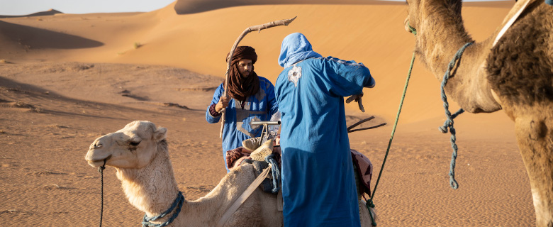 Marokkaner mit Kamel