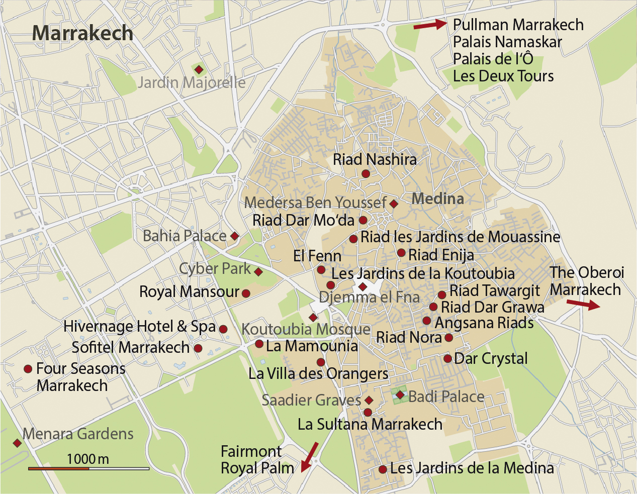 Ferien in Marrakesch in Marokko - vom Spezialisten | Let’s go Tours